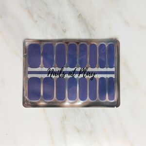 5 for $15 Nail Wraps- Darker Periwinkle